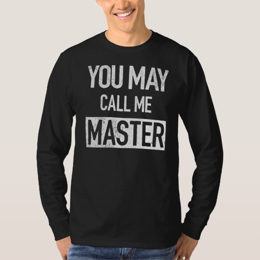 Master Degree Afstuderen Bel me Master MBA T-shirt (Voorkant)