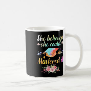 Master Degree Kunst voor Mannen Vrouwen Academic D Koffiemok