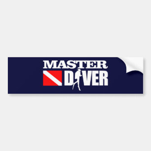 Master Diver 2 Bumpersticker