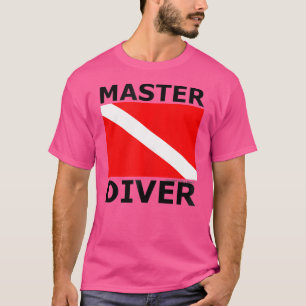 Master Diver Duiken Vlag T-shirt
