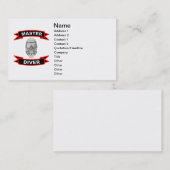 Master Diver-Visitekaartjes Visitekaartje (Voorkant / Achterkant)