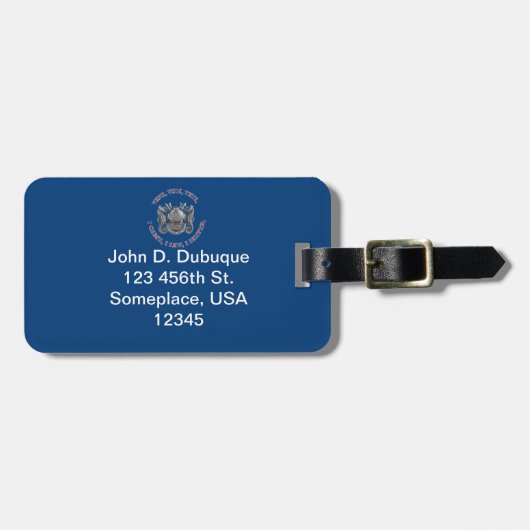 Master Diver VVV Shield Bagagelabel (Voorkant horizontaal)