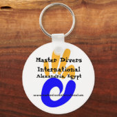 Master Divers International-toetsenbord Sleutelhanger (Voorkant)
