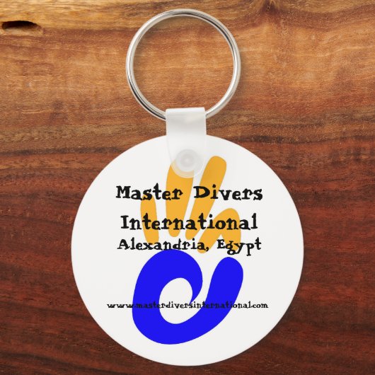 Master Divers International-toetsenbord Sleutelhanger (Voorkant)