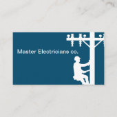 Master Elektricien Service Dubbele Zijde Visitekaartje (Voorkant)