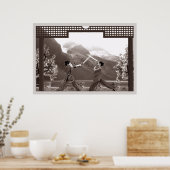 Master en leerling II Poster (Keuken)