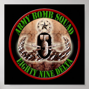 Master EOD Bomb Squad #001 Poster