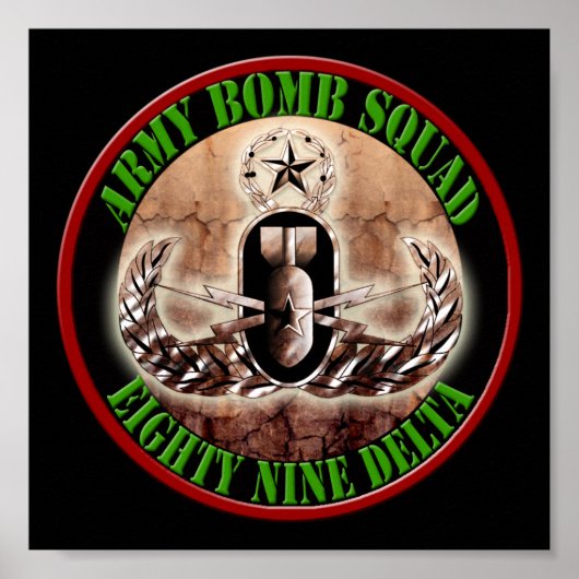 Master EOD Bomb Squad #001 Poster (Voorkant)