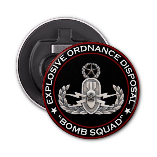 Master EOD Bomb Squad Button Flesopener (Voorkant)