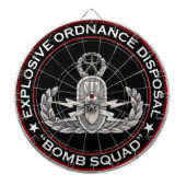 Master EOD Bomb Squad Dartbord (Voorkant)