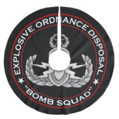 Master EOD Bomb Squad Kerstboom Rok (Voorkant)