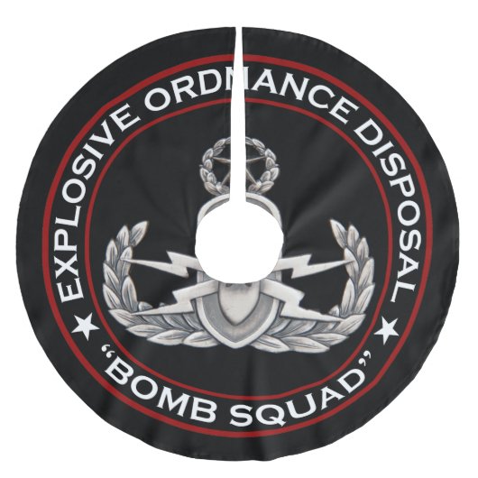 Master EOD Bomb Squad Kerstboom Rok (Voorkant)