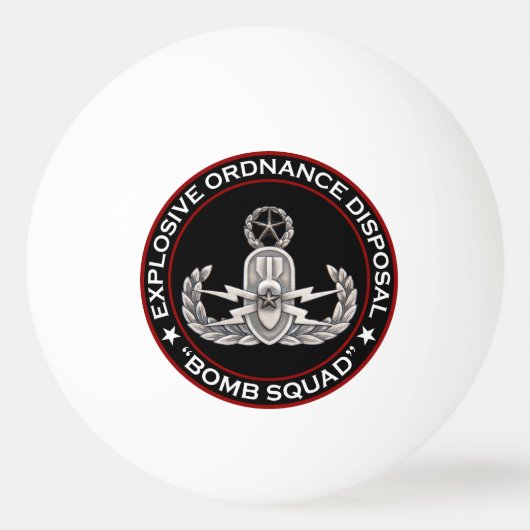 Master EOD Bomb Squad Pingpongbal (Voorkant)