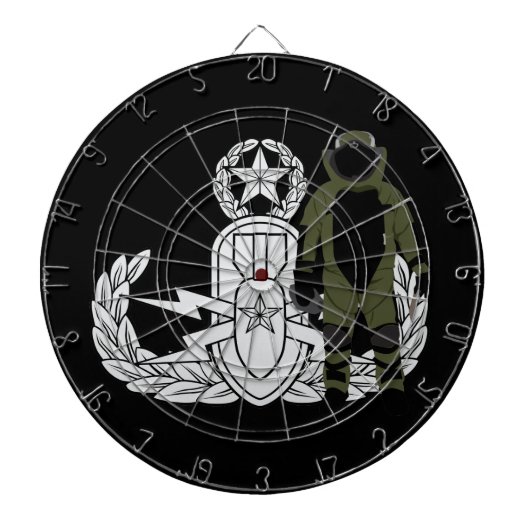 Master EOD Bomb Suit Dartbord (Voorkant)
