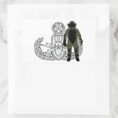 Master EOD Bomb Suit Rechthoekige Sticker (Tas)