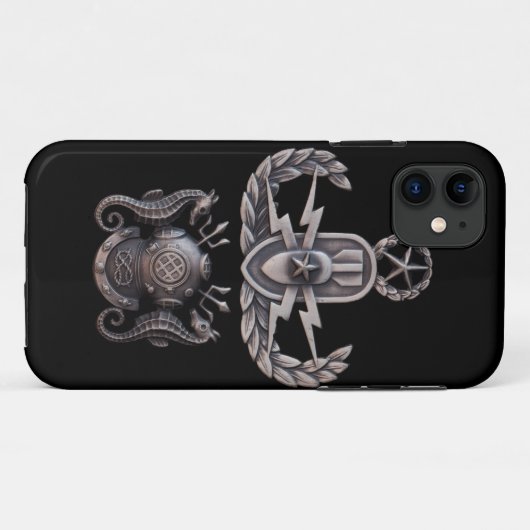 Master EOD Diver Case-Mate iPhone Case (Achterkant (horizontaal))