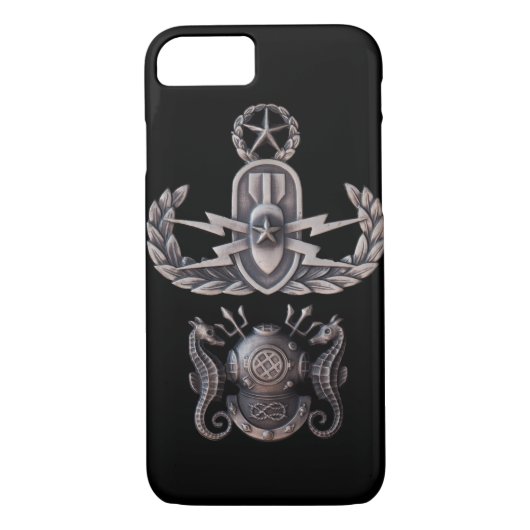 Master EOD Diver Case-Mate iPhone Case (Achterkant)