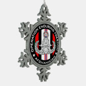 Master EOD OEF Tin Sneeuwvlok Ornament (Links)