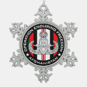 Master EOD OEF Tin Sneeuwvlok Ornament (Voorkant)