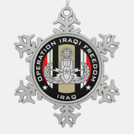 Master EOD OIF Tin Sneeuwvlok Ornament