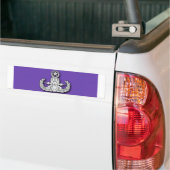 Master EOD Paars Heart Bumpersticker (Op Truck)