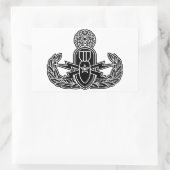 Master EOD stencil Rechthoekige Sticker (Tas)