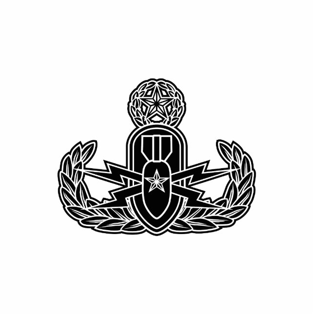 Master EOD stencil Staand Fotobeeldje (Voorkant)