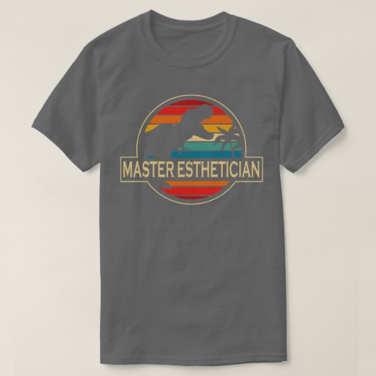 Master Esthetician Dinosaur T-shirt (Design voorkant)
