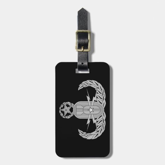 Master Explosive Ordnance Disposal EOD Bagagelabel (Voorkant verticaal)