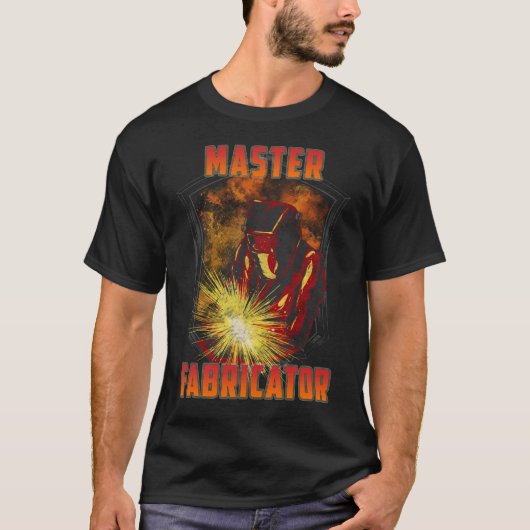 Master Fabricator Welder Sparks Design T-shirt (Voorkant)