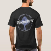 Master Flounderer T-shirt (Achterkant)