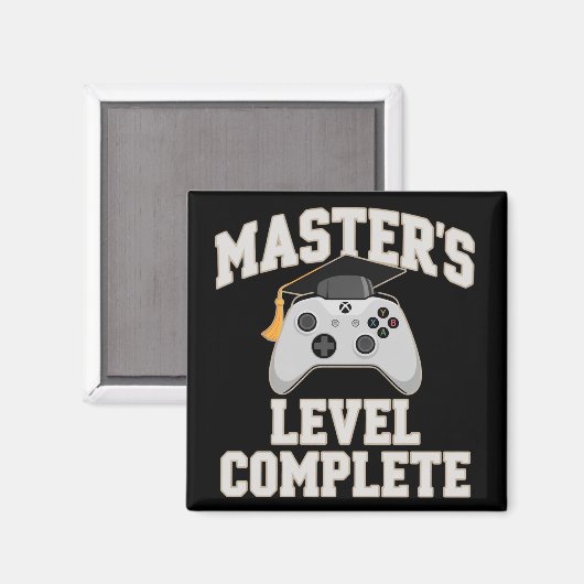 Master Gamer afstudeerklas van 2026 afstuderen Magneet (Voorkant / Achterkant)