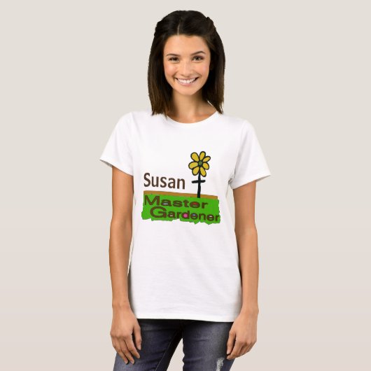 Master Gardener 3, tekst toevoegen T-shirt (Voorkant volledig)