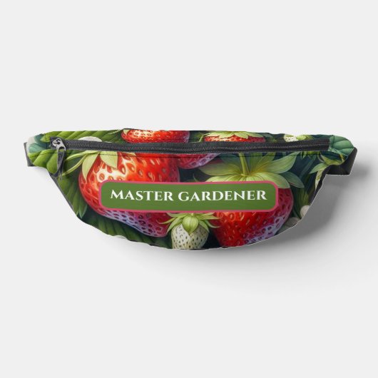 Master Gardener Aardbei Print Heuptasje (Liggend)