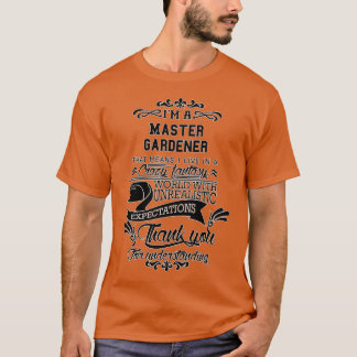 Master Gardener Birthday kerstcadeauPresent 1 T-shirt