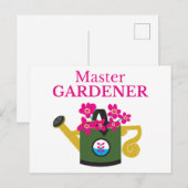 Master Gardener Briefkaart (Voorkant / Achterkant)