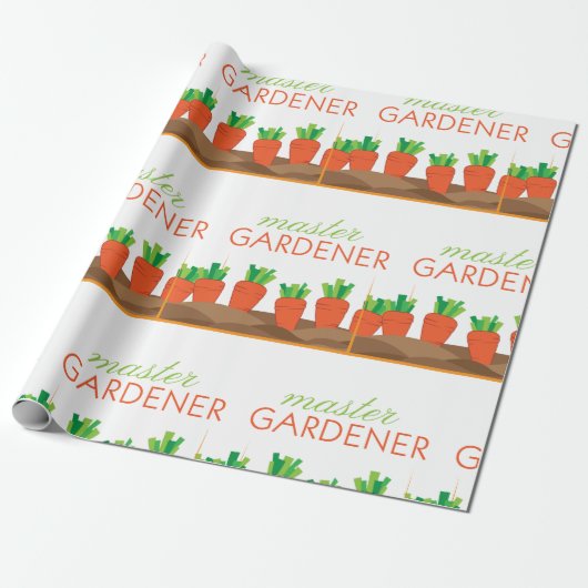 Master Gardener Cadeaupapier (Uitgerold)