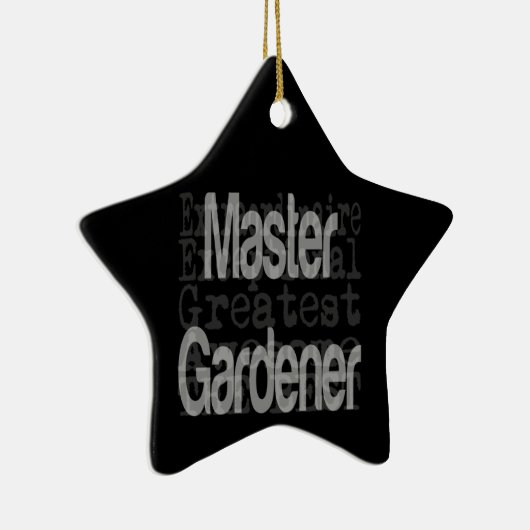 Master Gardener Extraordinaire Ceramic Ornament (Rechts)
