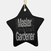 Master Gardener Extraordinaire Ceramic Ornament (Links)