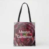 Master Gardener Kust Plant Foto Rood Succulent Tote Bag (Voorkant)