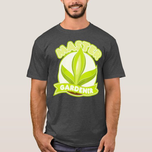 Master Gardener Lente Farming Oogstgeschenk T-shirt (Voorkant)