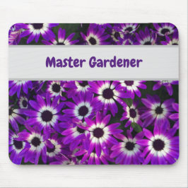 Master Gardener Paars Floral Photo Flowers Muismat