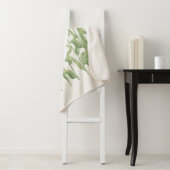 Master Gardener Quote Pink Tulip Floral Sherpa Deken (In situ)