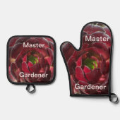 Master Gardener Succulent Foto Tuin Landscaper Ovenwant & Pannenlap Set (Voorkant)