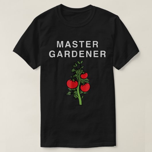 Master Gardener Tomato Plant Design T-shirt (Design voorkant)