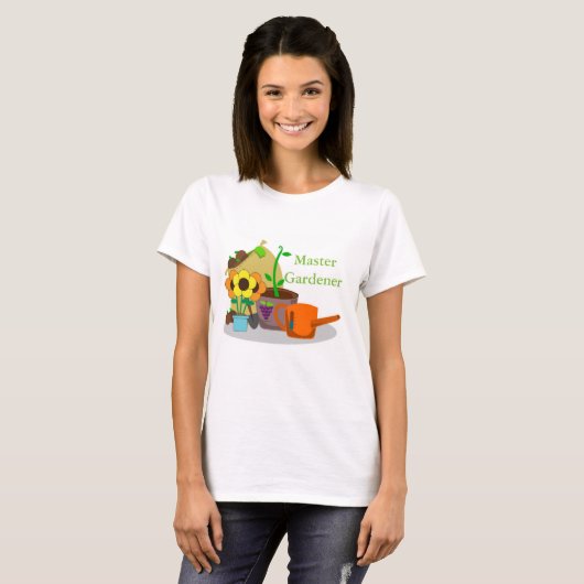 Master Gardener Women's Basic T-Shirt (Voorkant volledig)