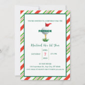 Master Golf Party Verjaardag eerste verjaardag Kaart (Voorkant)