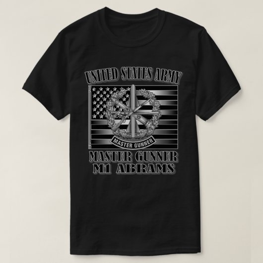 Master Gunner M1 Abrams (front design) Premium T-shirt (Design voorkant)