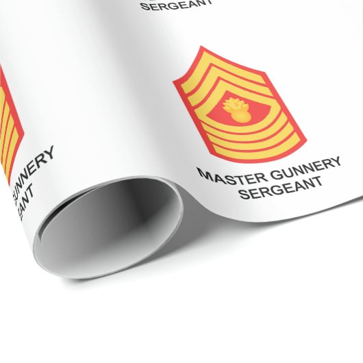 Master Gunnery Sergeant Cadeaupapier (Rol Hoek)