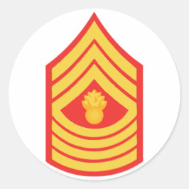 Master Gunnery Sergeant Ronde Sticker
